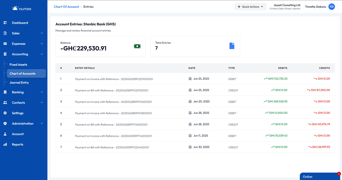 Numex Platform