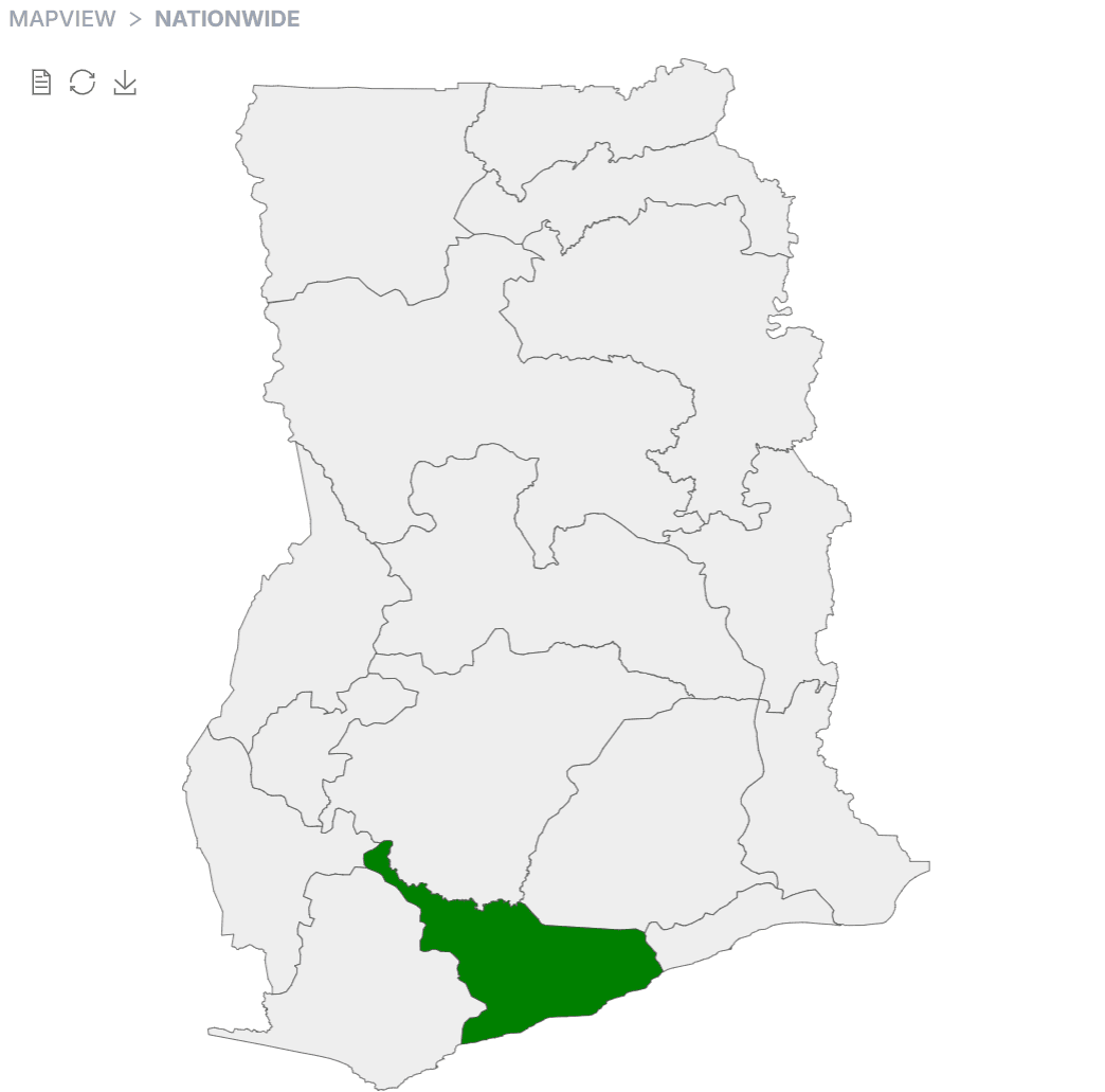 Ghana Electoral Map Visualization